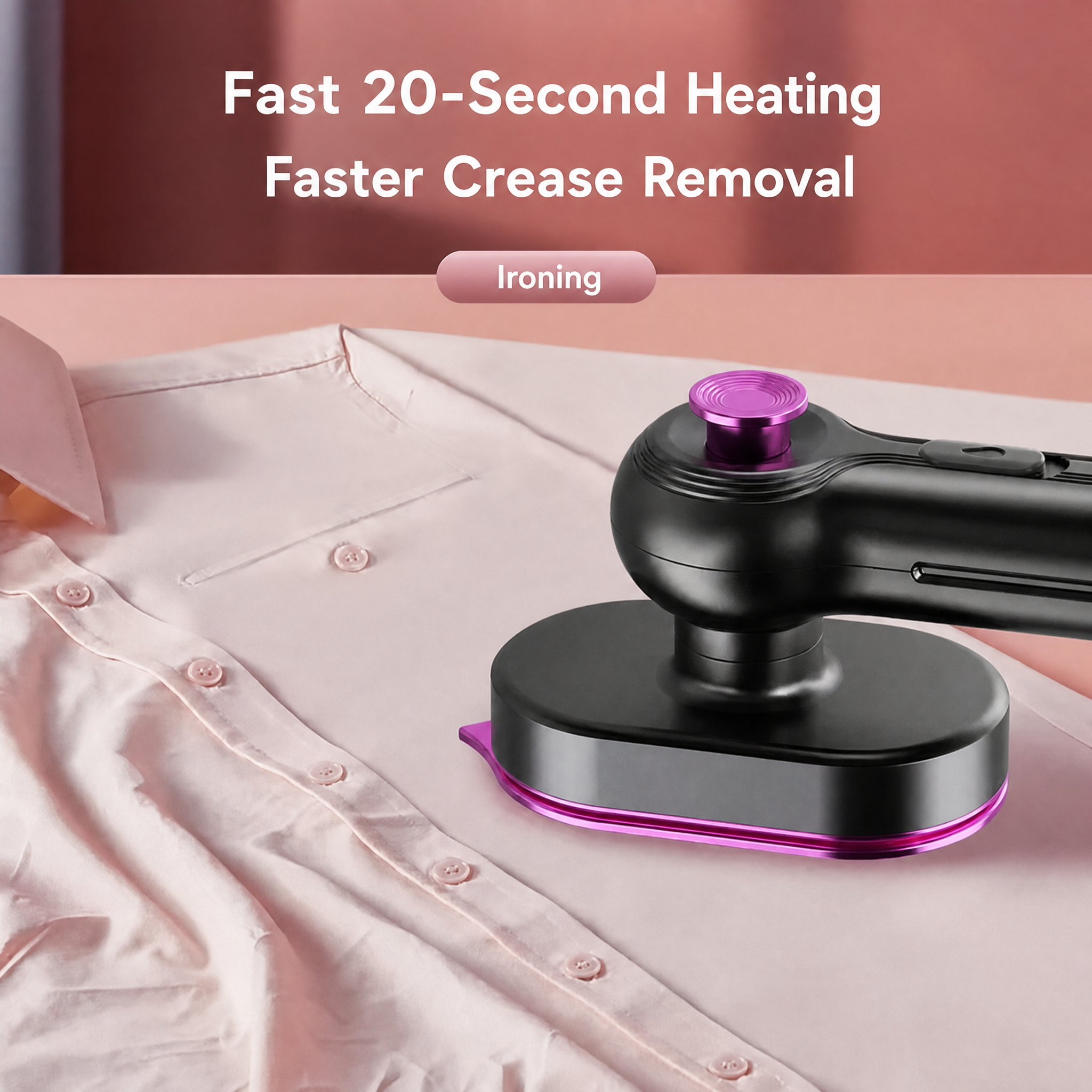 Improved Clothes Steam Iron (2026 Model) – Portable Travel Steam Iron