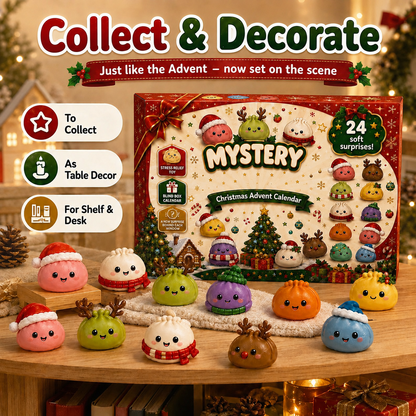 🎄 Christmas Advent Calendar – 24 Squishy Surprises