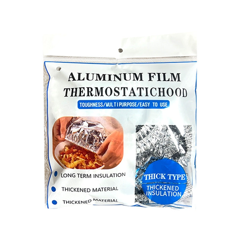 Aluminum foil heat-retaining covers