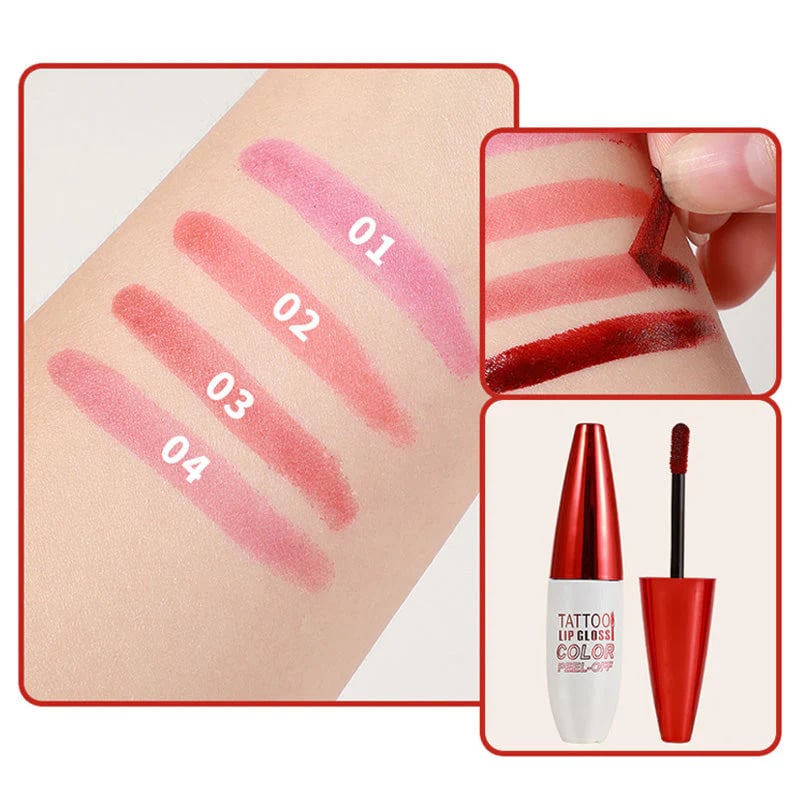 🔥🏆Removable, waterproof, long-lasting lip gloss