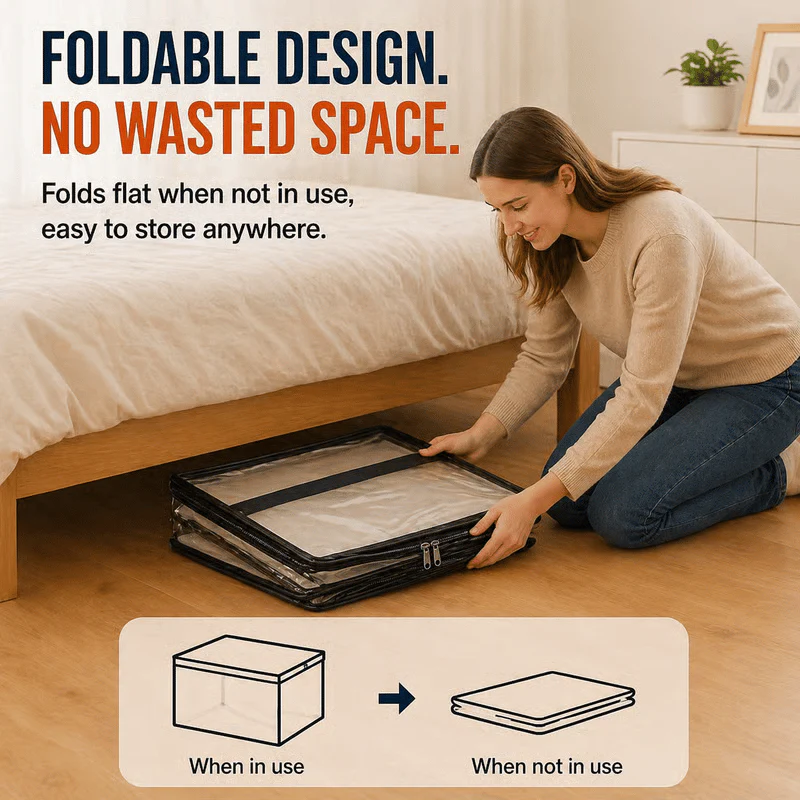 🎁Transparent Large-Capacity Storage Bag