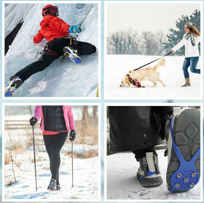 5-Prong Anti-Slip Spikes For Safe Winter Walks – Compatible With All Types Of Footwear