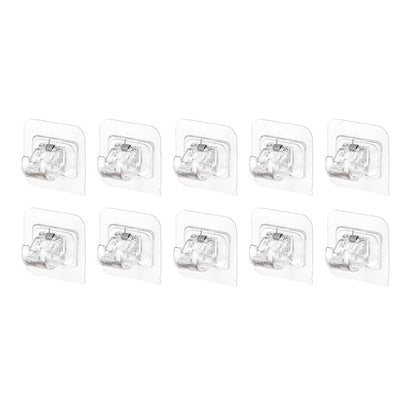 Transparent Hanging Rod Clip
