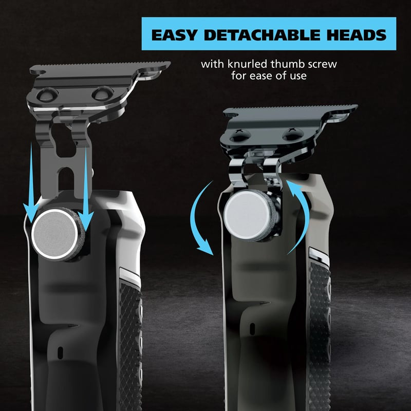 🏆Luxe 3-in-1 Professional Men’s Grooming Set – T-Blade Trimmer, Foil Shaver – With LED Display