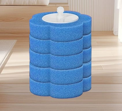 Toilet Scrubber Kit with Self-Cleaning Disposable Pads – No Pre-Rinse, No Mess, No Odor, Simplifies Bathroom Hygiene