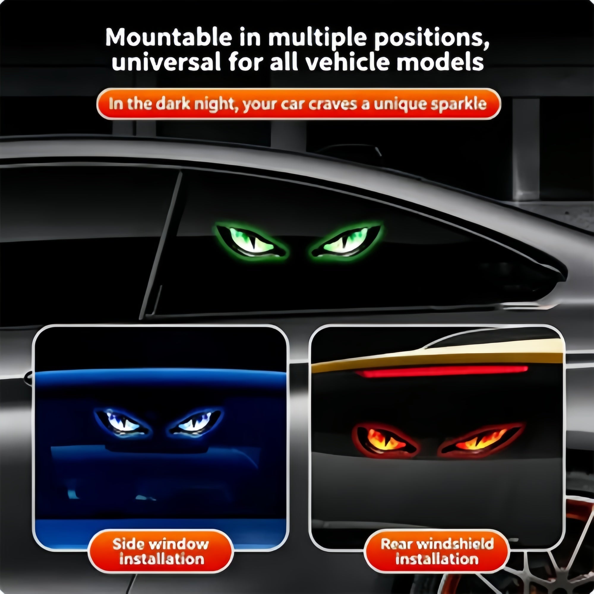 🚗🔆 Solar-Powered LED Car Warning Light – Solar-powered, weatherproof, automatic activation at dark – for more safety on the roadside. 🔥🛡️