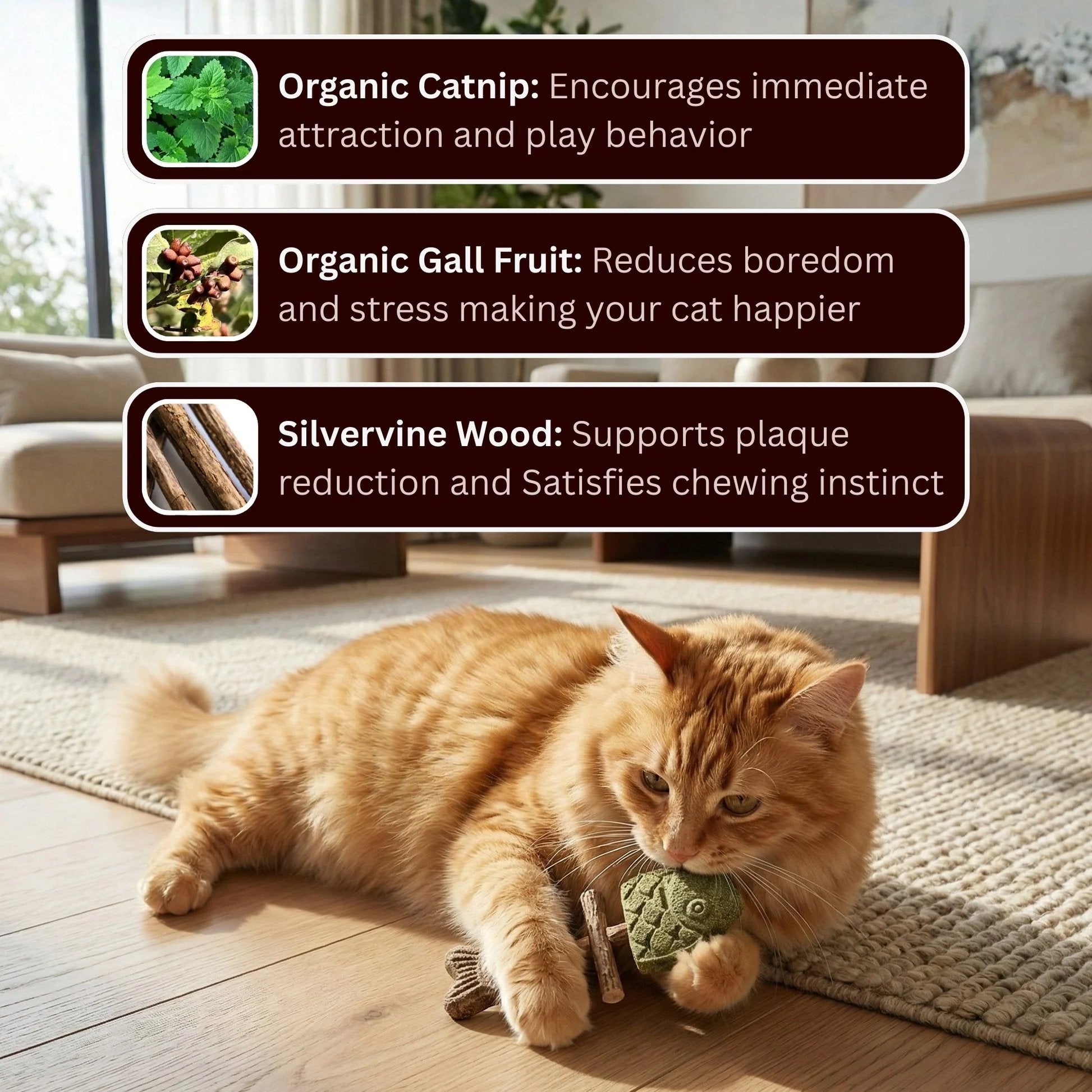 49% OFF - Catnip & Silvervine Chew