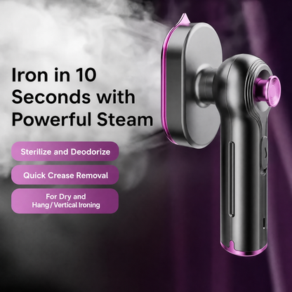 Improved Clothes Steam Iron (2026 Model) – Portable Travel Steam Iron