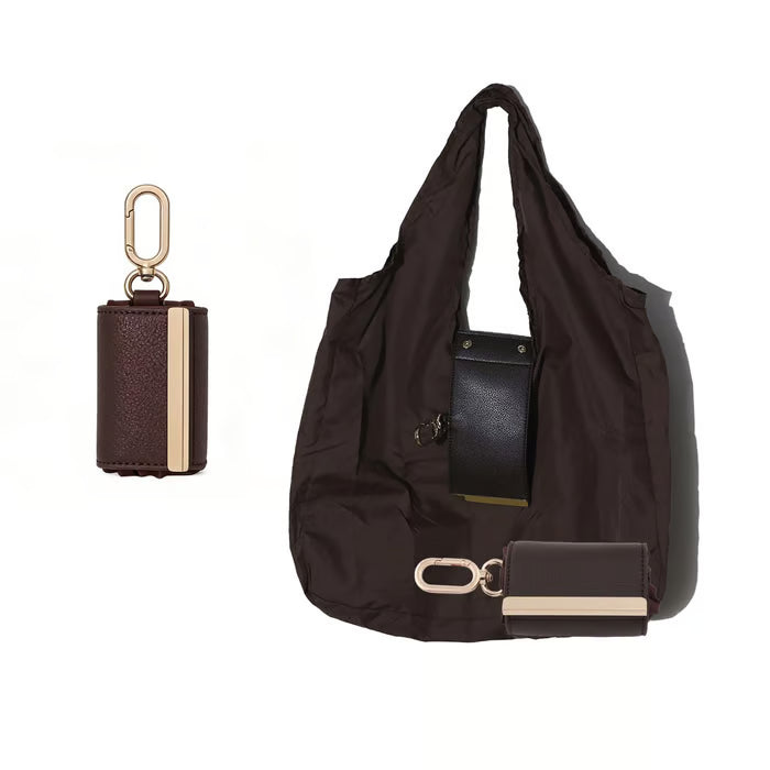 Transformable Bag – Stylish Vegan Leather Tote & Keychain Charm