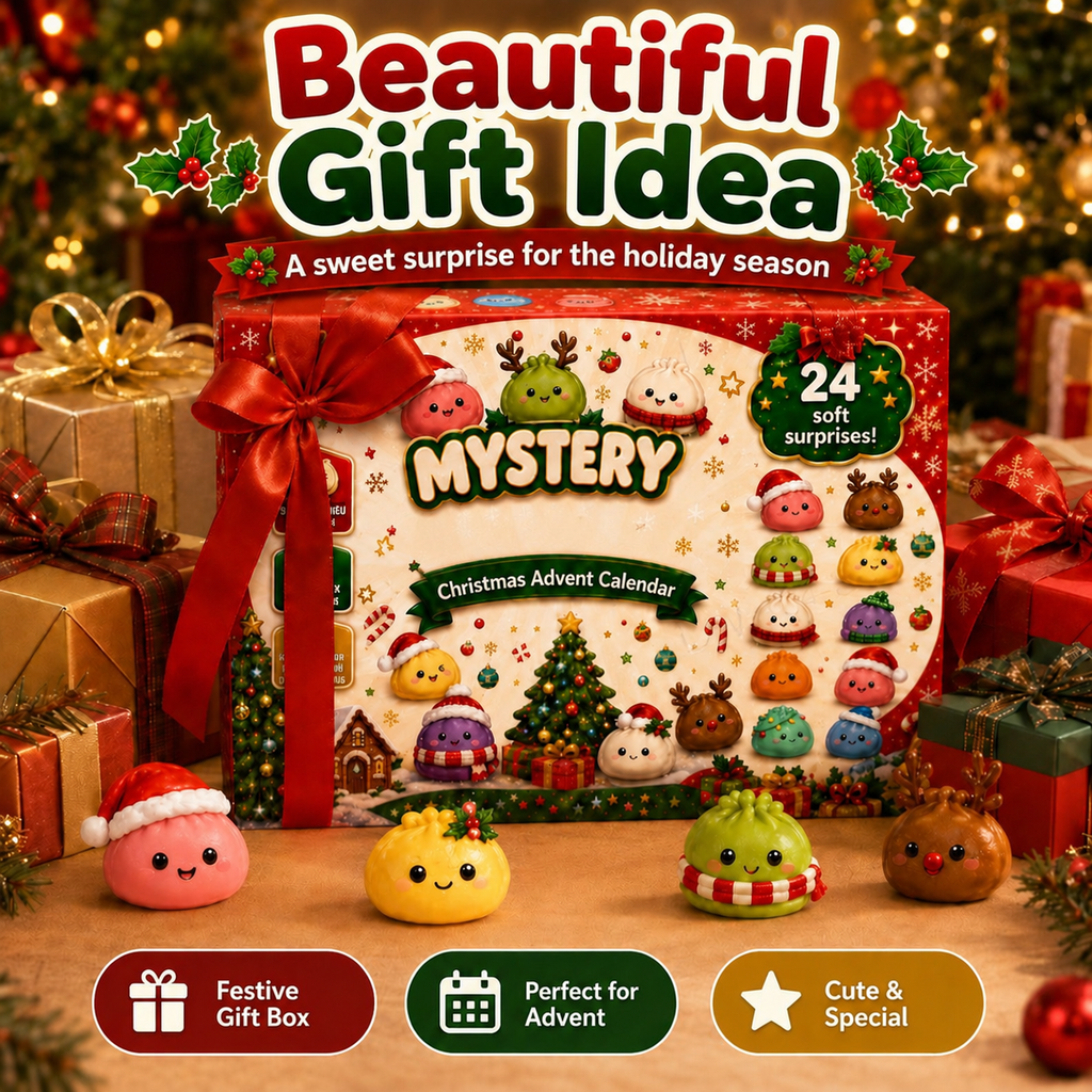 🎄 Christmas Advent Calendar – 24 Squishy Surprises