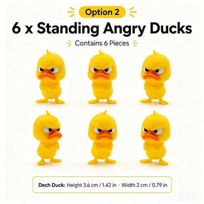😠Angry Duck Desk Figurine – Add a cheeky touch to your workspace!🐥