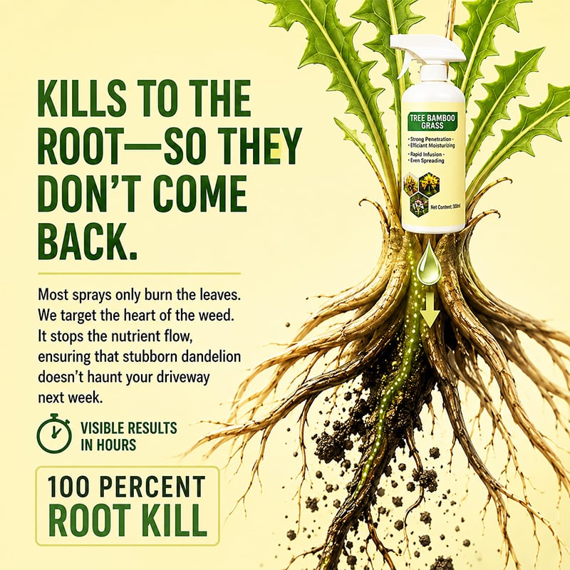 🔥Hot Sale🎁 Fast-Acting Natural Weed & Grass Killer Spray