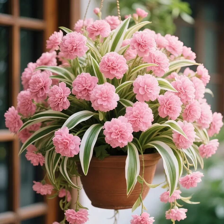🌼 Fragrant Golden Baby Spider Plant ✨ Giant Blooms & Incredible Scent