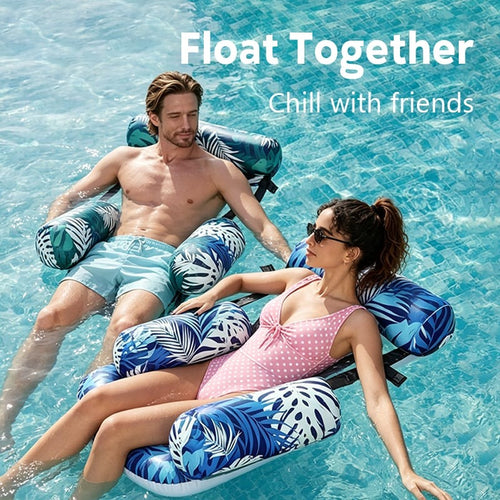 🔥Summer Hot Sale 🏆️ Inflatable Pool Floats Adult,Floating Lounge Chairs