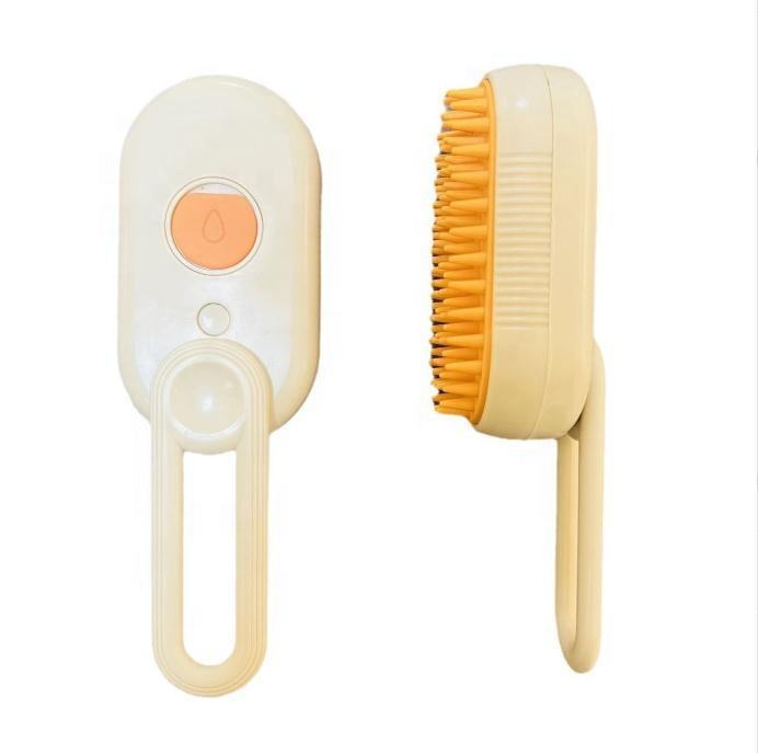 Pet Spray Bath Brush, Loose Fur Remover for Waterless Grooming