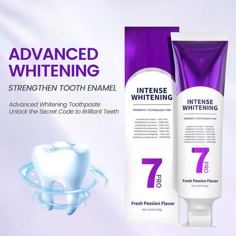 New 7-Pro Intensive Toothpaste | Upgraded Purple Formula with 7 Probiotics | Deep Enamel Repair & Long-Lasting Freshness#dealsforyoudays