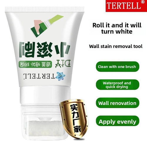 Low Odor White Wall Touch-Up Paint with Mini Roller