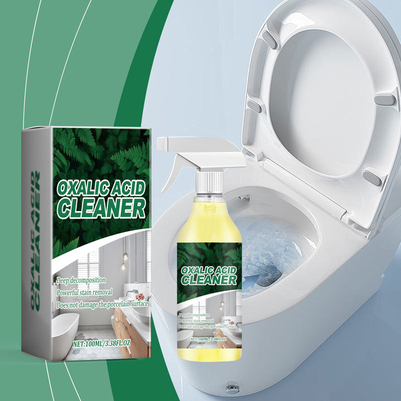 🥳2026 HOT SALE🥳💞50K+ SOLD!💥🔬 【CLEARANCE!】Molecular-Level Cleaning Tech! Oxalic Acid Bathroom Cleaner Dissolves Rust & Limescale 🚽✨