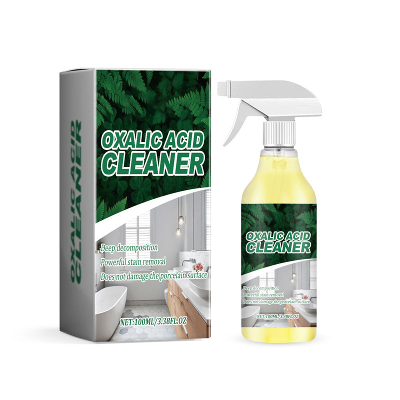 🥳2026 HOT SALE🥳💞50K+ SOLD!💥🔬 【CLEARANCE!】Molecular-Level Cleaning Tech! Oxalic Acid Bathroom Cleaner Dissolves Rust & Limescale 🚽✨