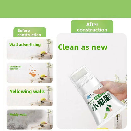 Low Odor White Wall Touch-Up Paint with Mini Roller